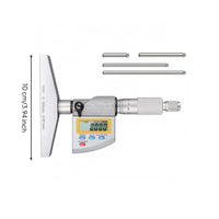 Digital Depth Gauge 0.001 Mm Resolution Digital Depth Micrometer IP65