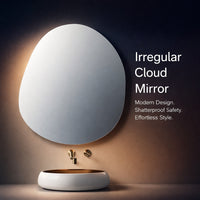 Acrylic Wall Mirror, Irregular Shape, 33x40cm