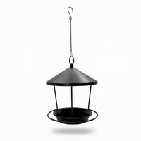 Hanging Bird Feeder Metal Bird Feeder with Tray Sturdy for Garden, Backyard
