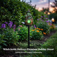Outdoor Witch Kettle Yard Light