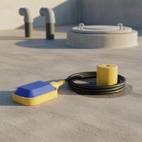 Floating Ball Switch 4A Rated Liquid Level Switch Blue and Yellow