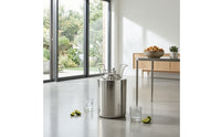Ball Lock Keg with Two Fittings Pressure Relief Keg with Ball Lock Container Polished Food-Grade for Homebrewers, Home Brewing