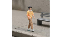 Miniature Boy Figurine Display Handmade Resin Figurine