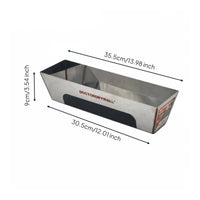 Mud Pan Rust Resistant Masonry Tray Heavy-Duty for Contractors