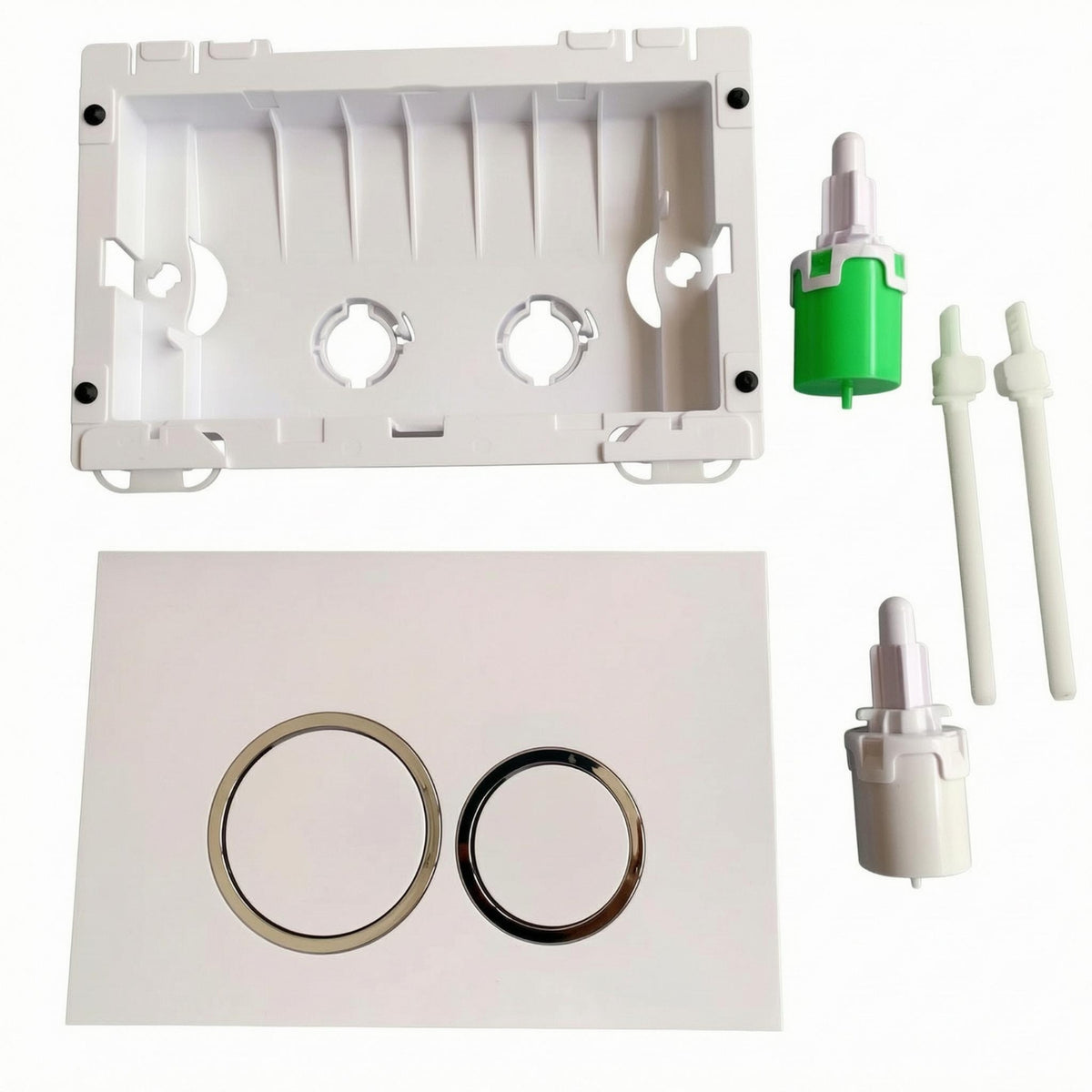 Concealed Cistern Flush Panel Smooth Finish Wall Mounted Toilet Flush Panel