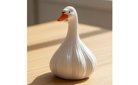Duck Figurine Feather Textures Room Decor Smooth Finish