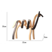 Abstract Horse Statue Modern Figurine Artistic for Living Room, Home Decorators
