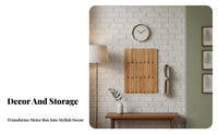 Meter Box Cover with pegs Decorative Shelf with pegs robust Duty for Homeowners