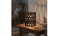 Handmade Woven Lampshade Decorative Rattan Design Light Shade Hollow Weave Design Woven Light Shade Easy to Install for DIY Enthusiasts, Dining Room, Bedroom, Restaurant, Kitchen Island