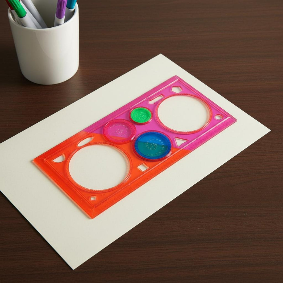 Develops Creativity Spirograph Drawing Set Creative Fun Kaleidoscope Pattern Ruler Easy to Use Educational Toy for Students