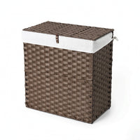 Laundry Hamper with Lid Collapsible Bin Portable for Closet