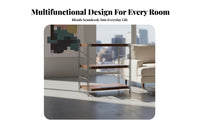 Multi-Level Corner Rack Minimalist Design Multi-Tier Corner Stand Easy Assembly