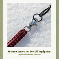 Anti-Loss Snowboard Leash, Enhanced Grip, Winter Accessory