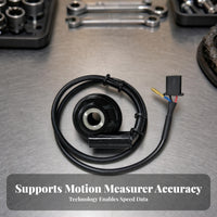 Metal Center Circlet Vehicle Part Exposed Wire Terminals Motorcycle Speed Sensor Motorcycle Speed Sensor Assembly Coiled Cable