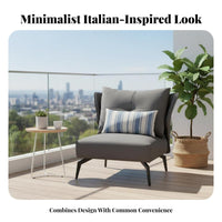 Upholstered Barrel Chair Light Luxury Household Furniture Italian Aesthetic Design Comfortable Seating for Adults, Readers