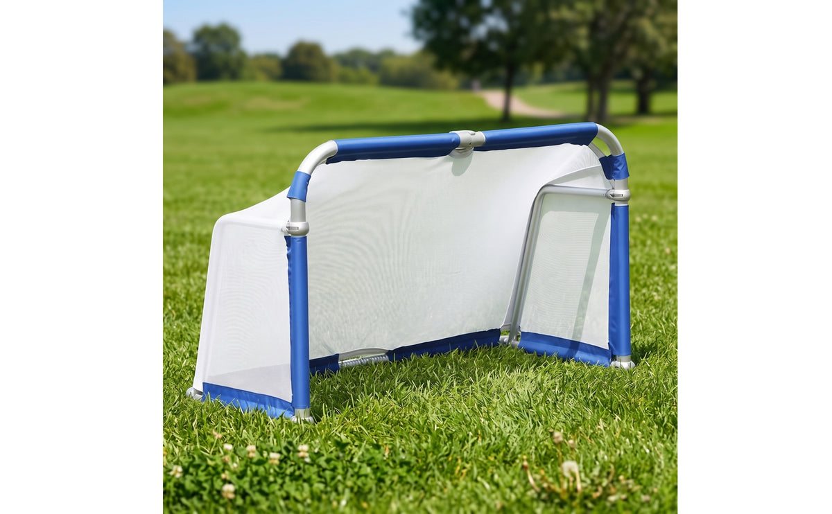 Foldable Soccer Goal Lightweight Portable Soccer Goal Easy to Assemble for Young Athletes, Kids, School Fields