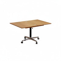 C-Shaped Rolling Table Foldable for Storage Living Room Furniture Easy to Move