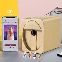 O2NAILS Smart Nail Art Printer with AI and 3D Printing, M1 White