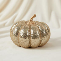 Sequin Pumpkin Decoration Festive Accent Fall Centerpiece for Halloween