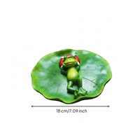 Floating Frog Ornament Painted Floating Frog Decor Playful Design for Aquariums