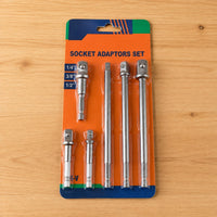 6 Pieces Socket Adapter Set Square Drive Adapter Hex Shank Steel Construction Electric Wrench Converter Suitable for DIY Professional Use