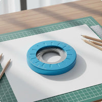 Circle Drawing Tool Measuring Scale Round Drawing Gauge Compact for Design Work