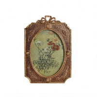 European-Style Tabletop Frame Bow Ornament Home Decor Embossed Design