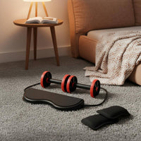 Abdominal Core  Roller Quiet Abdominal Training Wheel Spring Back Fitness Equipment for Home
