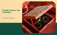 Plush jewelry box for keepsakes