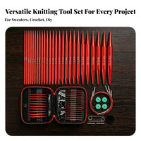 Flexible Cables Detachable Circular Knitting Needle Set