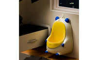 Easy to Clean Wall Mounted Boys Urinal Detachable Bowl Kids Standing Urinal Splash Proof for Toddlers, Bathroom, Bedroom