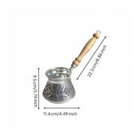Turkish Coffee Pot Great Gift Idea Engraved Copper Cezve Easy to Clean