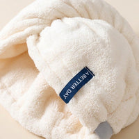 Hair Towel Wrap Turban for Women with Super Absorbent Coral Fleece, Head for After Shower Bathroom Use, Lightweight Quick Drying Design