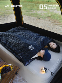 Outdoor 05 Series Ultrasonic Envelope Sleeping Bag for Camping, Portable, Spliceable, Adult, Quilt