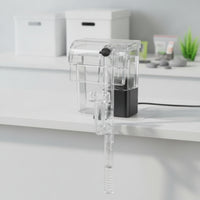 Aquarium Filter with Surface Skimmer Transparent for Desktop Aquariums