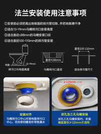 潜水艇马桶法兰密封圈防臭防漏坐便器底部下水口通用配件黄油胶圈 【02】升级款黄油法兰密封圈