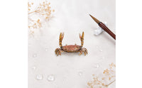 Weightlifting Crab Pen Stand Creative Design Desk Ornament Handmade Look