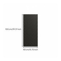Rust-Resistant Stainless Steel Pegboard Heavy-Duty Tool Hanging Board Powder-Coated for Workshop, Garage