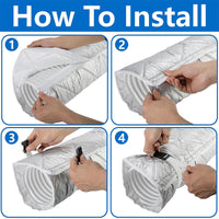 Air Conditioner Hose Insulation Cover Thermal Protection Sunshade Dustproof Portable Exhaust Pipe