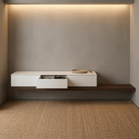 Extendable TV Cabinet Ready-to-Assemble Extendable TV Stand Space-Saving Media Console