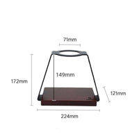 Coffee Station Bracket Stable Platform Wood Base Neat Setup for Office