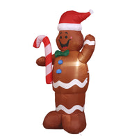1.5m Inflatable Gingerbread Man Christmas Decoration (AU Plug)