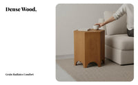Hexagonal base Table Wabi-Sabi Design Nightstand Minimalist Aesthetic