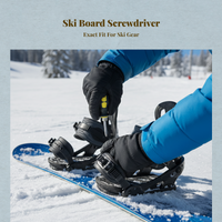 Durable portable ski screwdriver