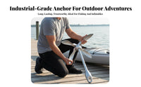 4-Prong Boat Anchor Foldable Design 4-Prong Boat Anchor Boating Equipment Strong Holding Power Portable for Fishermen, Anchoring