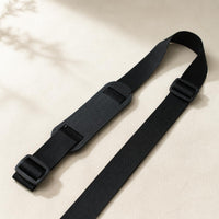 Nylon Shoulder Strap Shoulder Belt 2-piece Set Wide Replacement for Bags Black