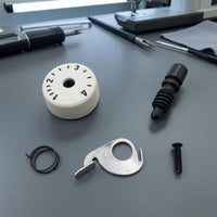 Double-Needle Marking Plate White Threaded Adjustment Piece Assembly Metal
