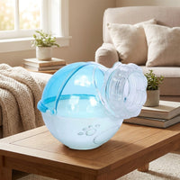 Acrylic Hamster Sand Bath and Hamster Bath, Screw Mount Hamster Bath for Dwarf Hamsters, External Sand Bathroom with Removable Top for Cage