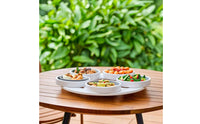 Rotating Serving Tray Stable Serving Tray with Platforms Sturdy for Hosts
