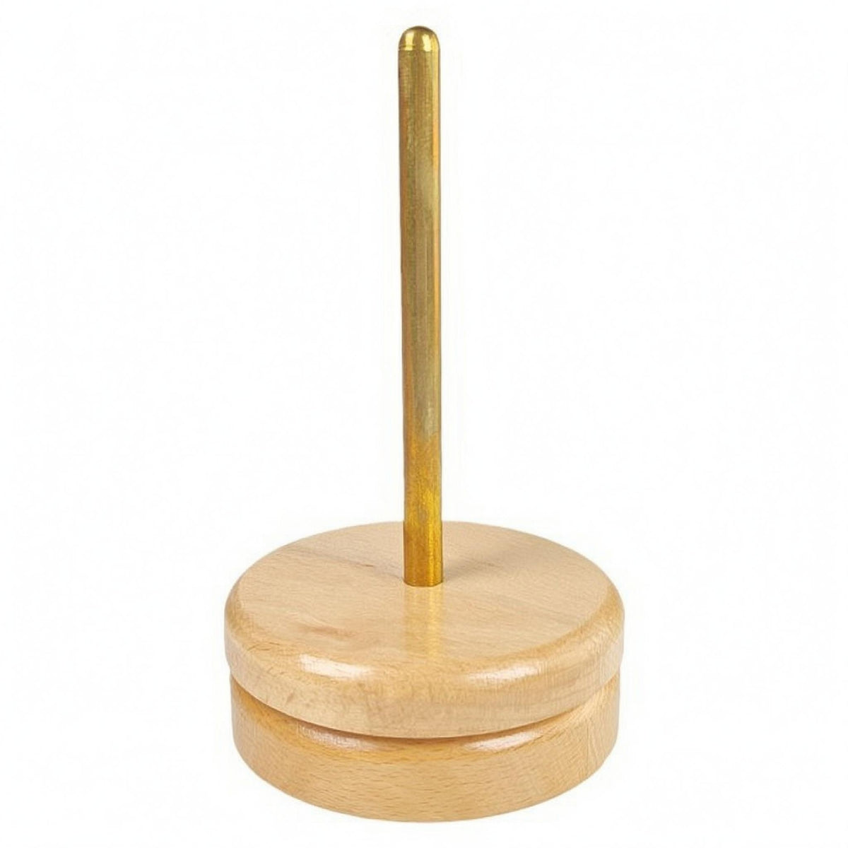 Wooden Yarn Spool Stand Long-Lasting Craft Supply Handmade